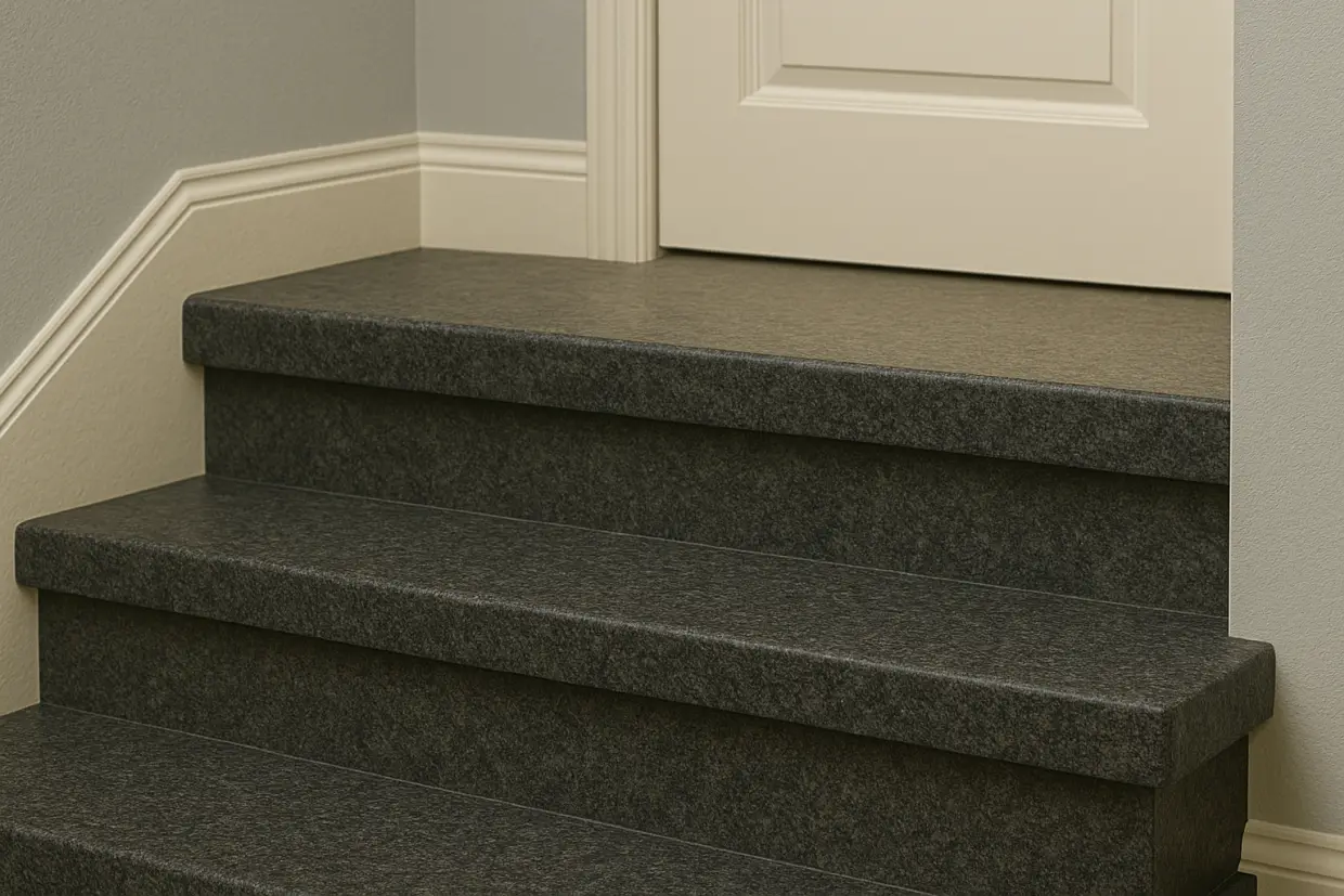 Stopnica na schody granitowe wewnętrzne Black Sky Lappato 3 cm