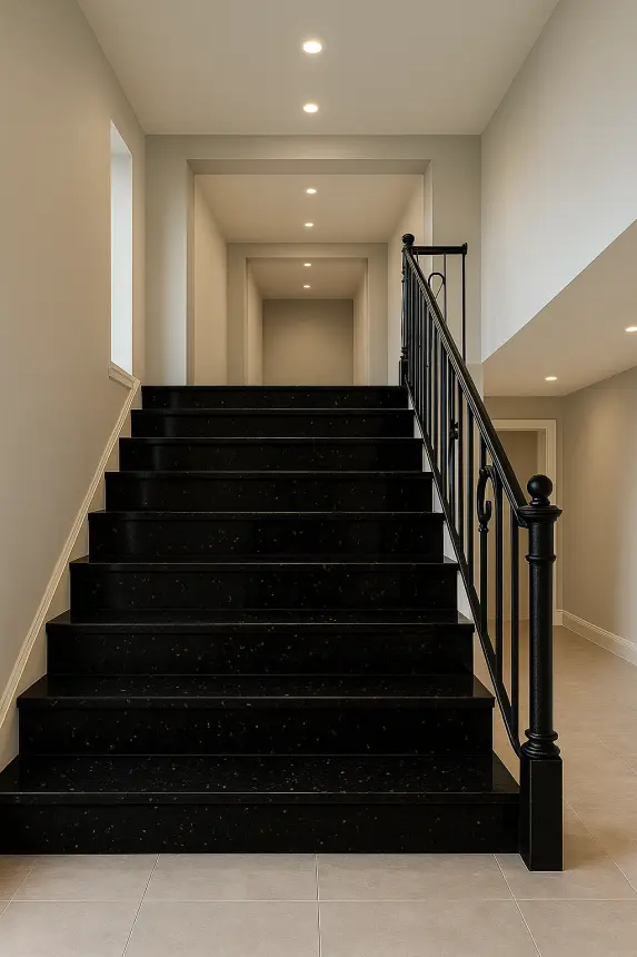 Stopnica na schody granitowe wewnętrzne Star Galaxy 3 cm