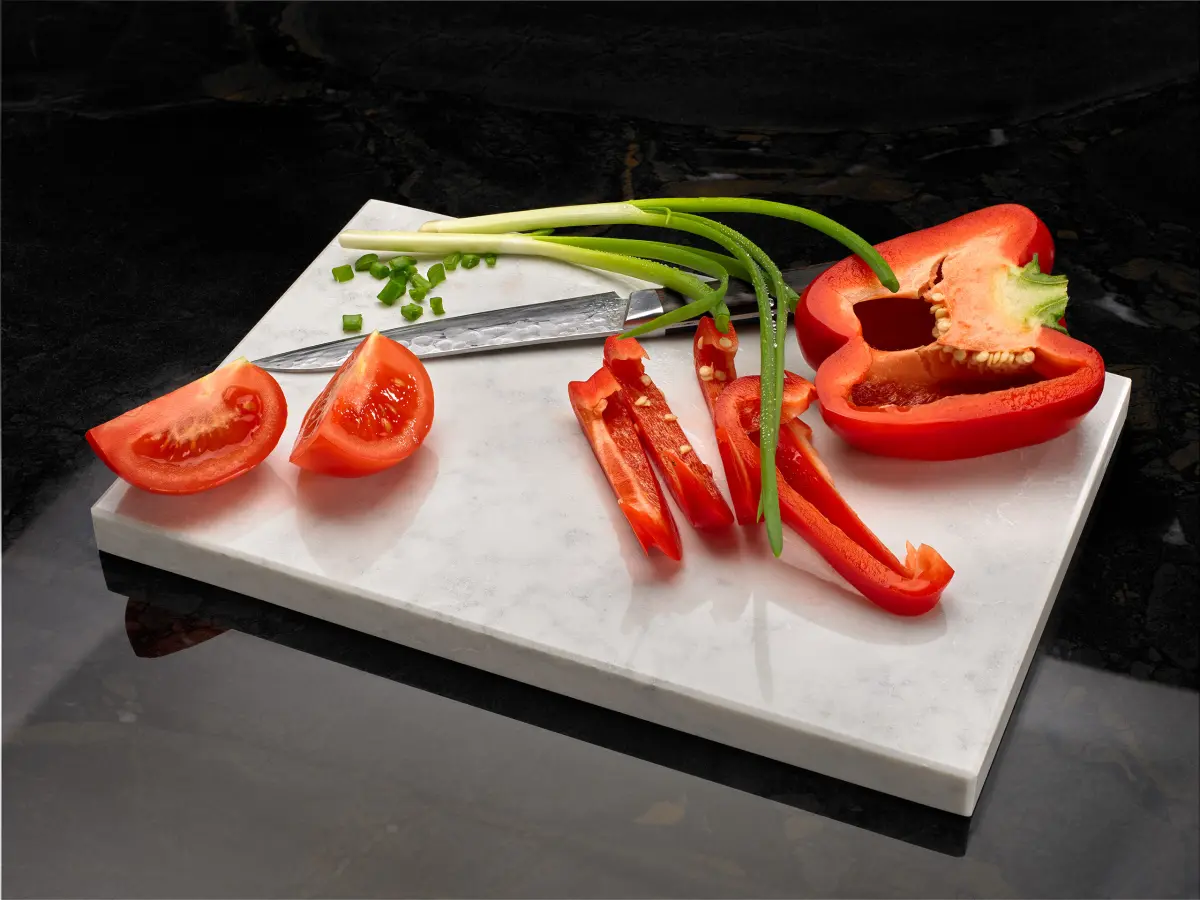 Deska do krojenia z konglomeratu kwarcowego Technistone Morning Daisy