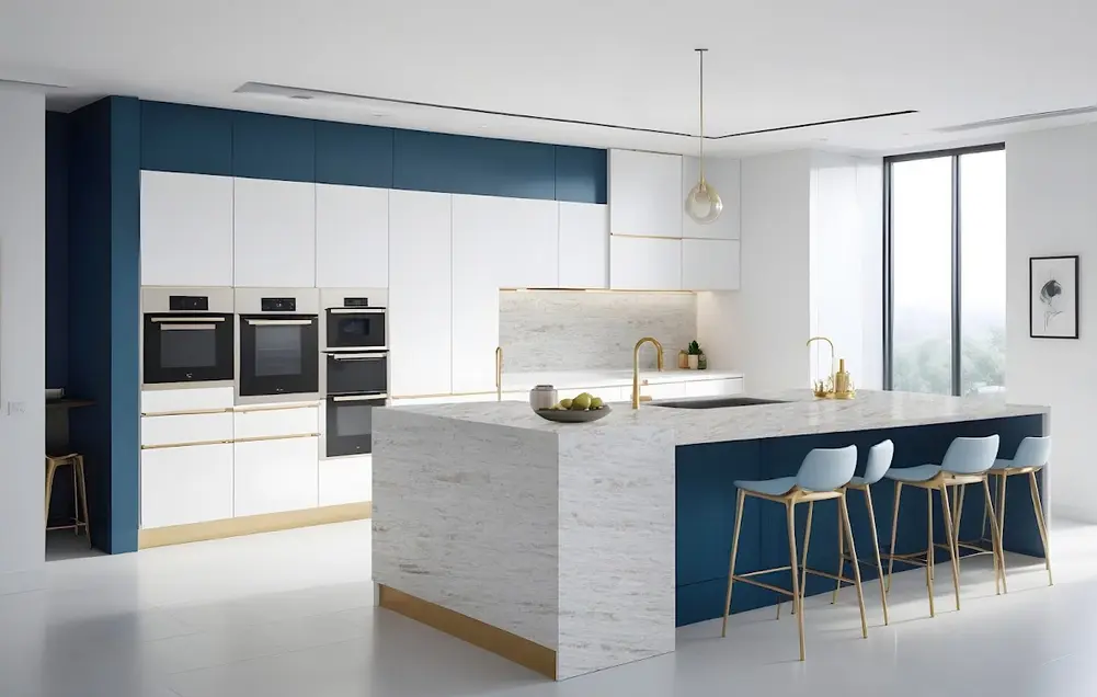 Blaty Pacific - konglomerat kwarcowy do kuchni łazienki salonu i biura