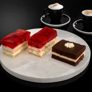 Okrągła deska do krojenia z konglomeratu kwarcowego Morning Daisy o średnicy 30 cm