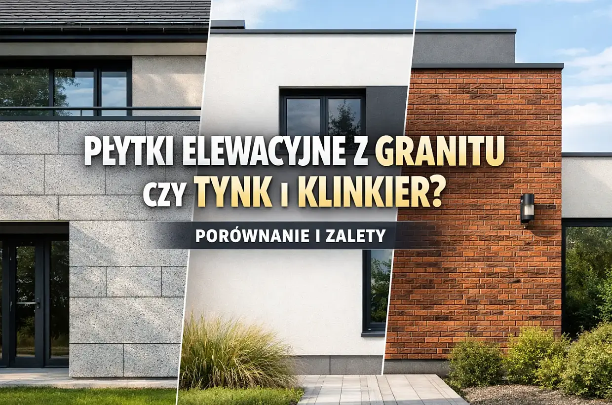 Płytki elewacyjne z granitu zamiast tynku lub klinkieru?