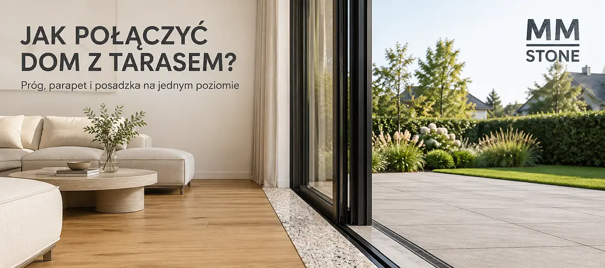 Okno tarasowe na poziomie posadzki – jaki parapet i wykończenie wybrać