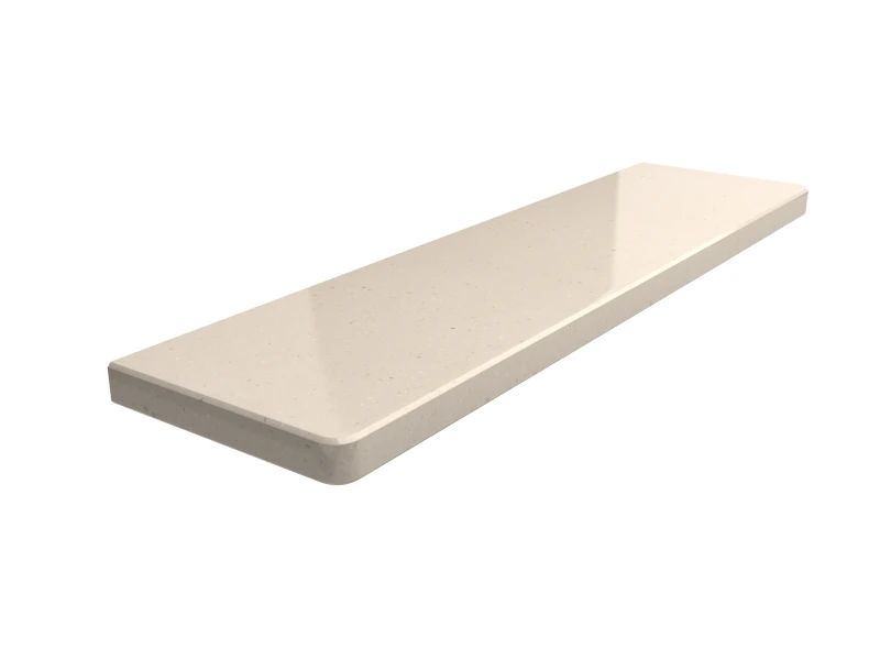 Parapet wewnętrzny konglomerat marmurowy Beige Marfil - aglomarmur